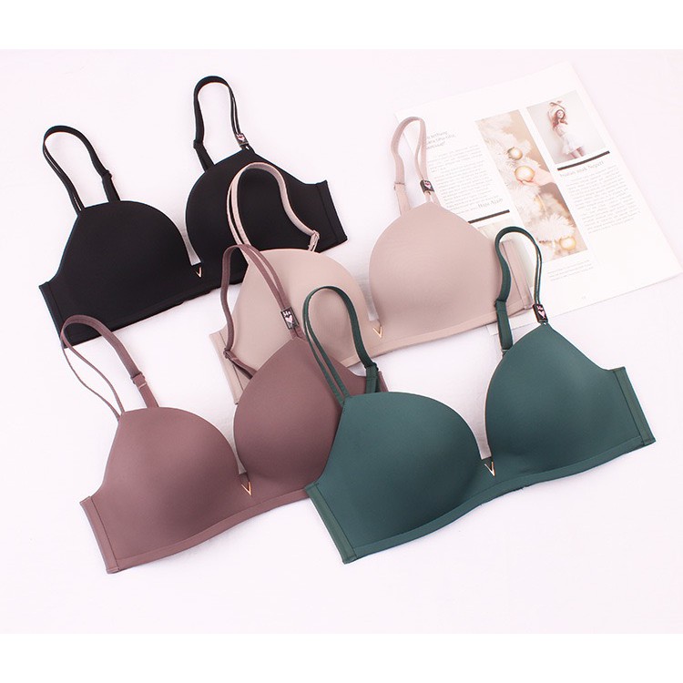 Áo lót VS A020 đúc trơn đệm mỏng không gọng hàng cao cấp