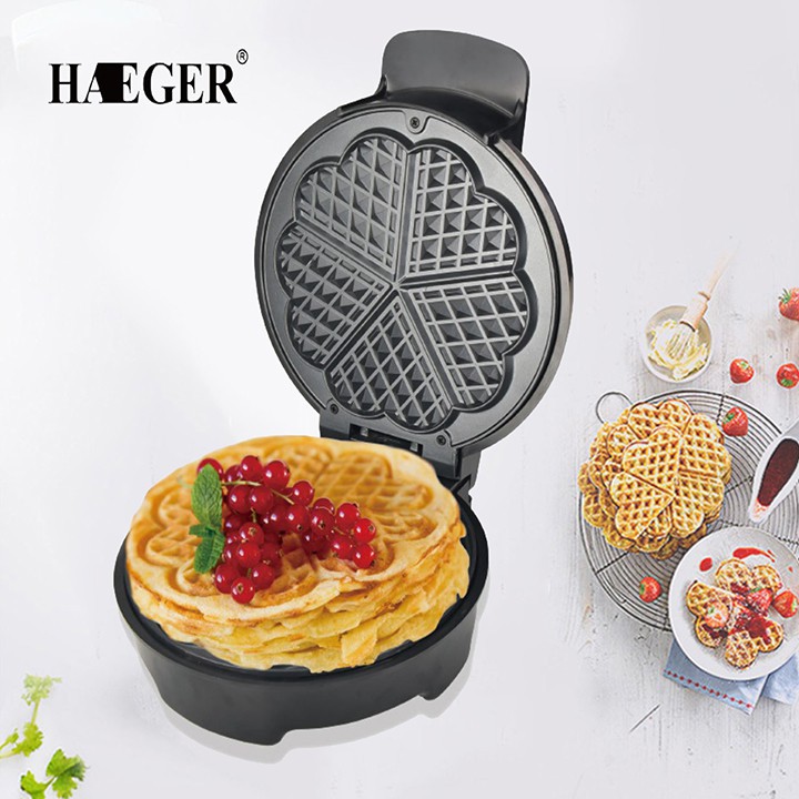 [Mã 155ELSALE giảm 7% đơn 300K] NHẬP KHẨU - Máy làm bánh kẹp tàn ong, Bánh waffle HAEGER