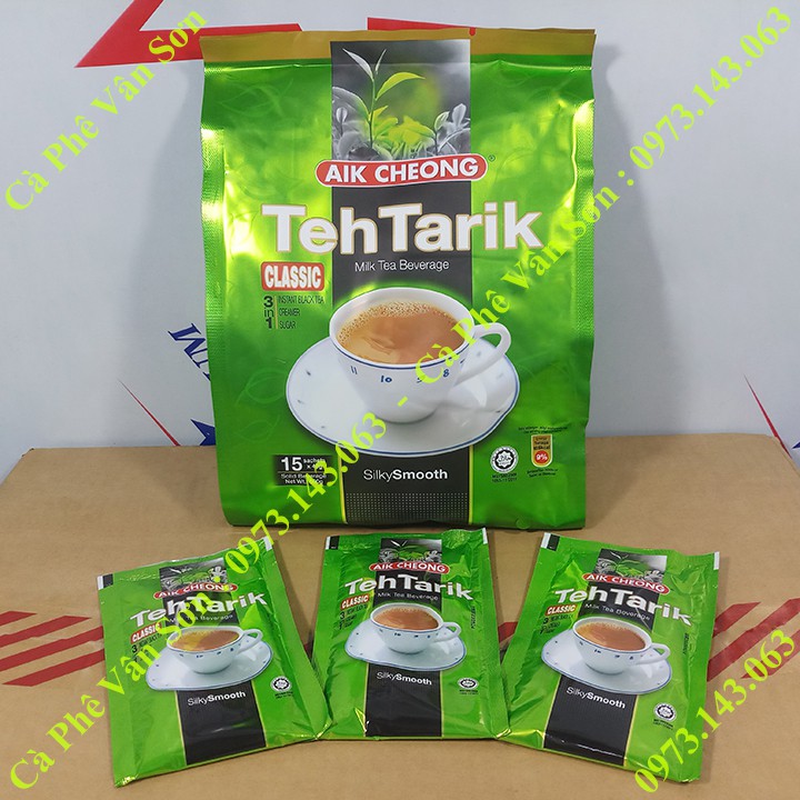 Gói nhỏ trà sữa vị truyền thống 40g Teh Tarik Classic Aik Cheong Malaysia