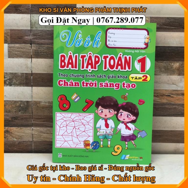 💥Kho sỉ vpp gi.á gốc,sẵn hàng 💥 VỞ OLY Bài tập toán 1 theo chương trình  chân trời sáng tạo