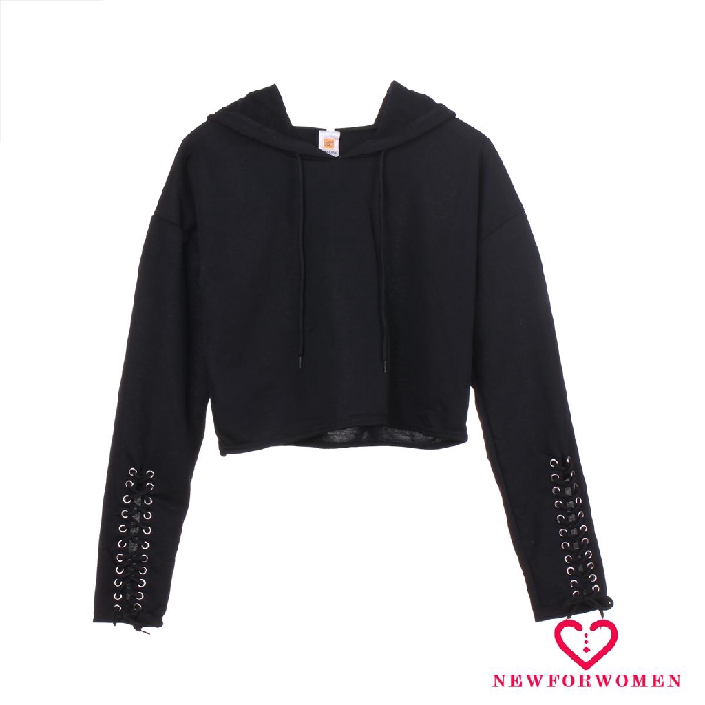 Áo hoodie lửng thoải mái cá tính nhiều màu sắc