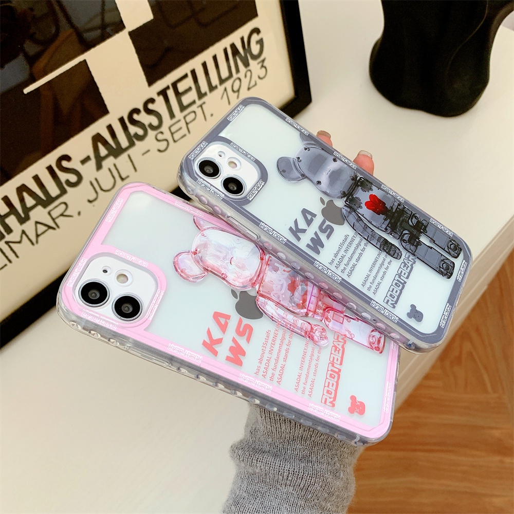 Ốp Điện Thoại Cạnh Viền In Hình Kaws Cho iPhone 13 / 12 / 11 Pro Max 7 / 8 PLUS X XR XS | BigBuy360 - bigbuy360.vn