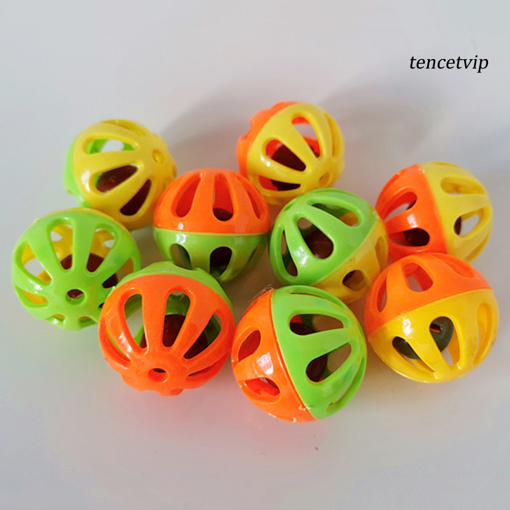 Set 10 Quả Bóng Nhựa Đồ Chơi Dành Cho Mèo Cưng