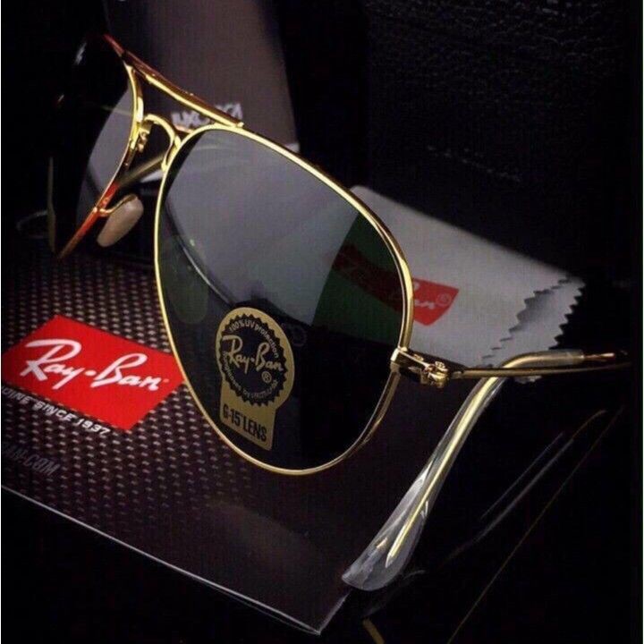 KÍNH MÁT NAM GẬP RAY BAN MẶT KÍNH CHỐNG VỠ CHỐNG VA ĐẬP RB 347