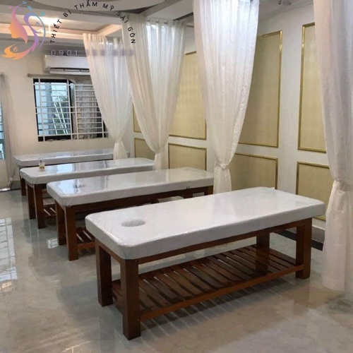 Giường Gỗ Massage Cao Cấp