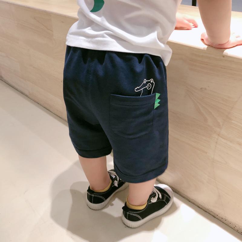 Quần Short Thể Thao Dáng Rộng In Hoạt Hình Kiểu Hàn Quốc Thời Trang Mùa Hè Cho Bé Trai