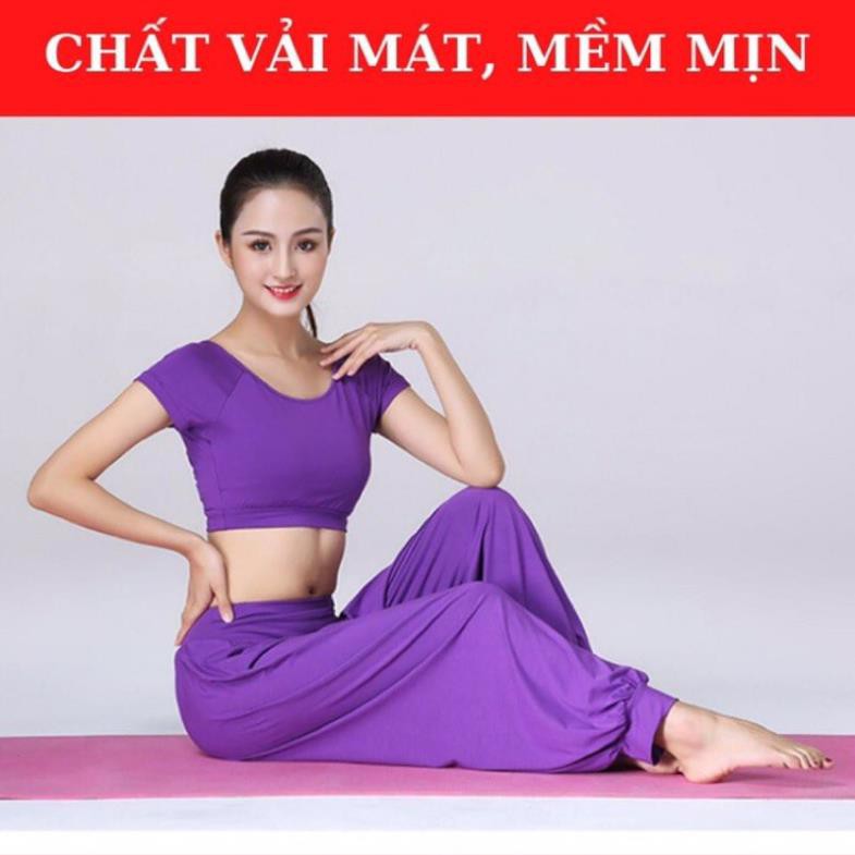 Bộ Tập Yoga Alibaba ,Tập Zumba Múa Bụng Chất Cotton Lạnh 😍