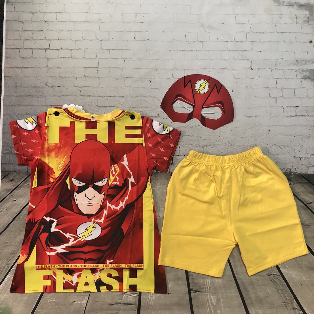 Bộ bé trai - hàng xịn - chất đẹp (tặng choàng nạ) Herokids FLASH2101