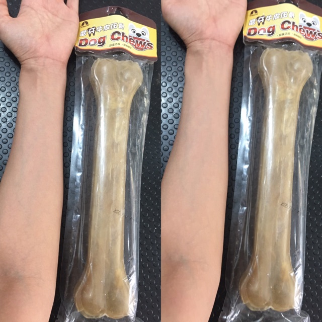 xương da bò cho chó size đại ( 35cm)