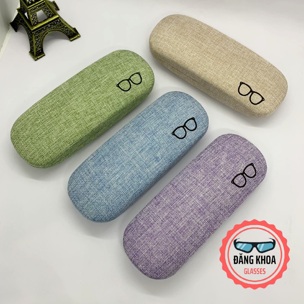 Hộp Kính Cận⚡️SIÊU ĐẸP⚡️ Hộp Đựng Mắt Kính Vải Hàn Quốc Xinh Xắn 4 Màu Vô Cùng Dễ Thương -  [Tặng Khăn Lau] | BigBuy360 - bigbuy360.vn