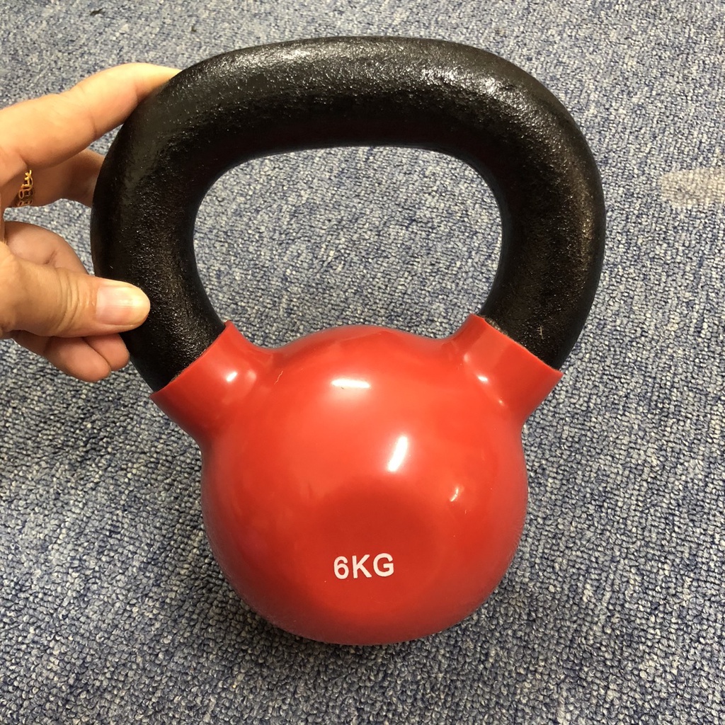Tạ ấm cao su 6kg (tạ bình vôi ) (1 chiếc)