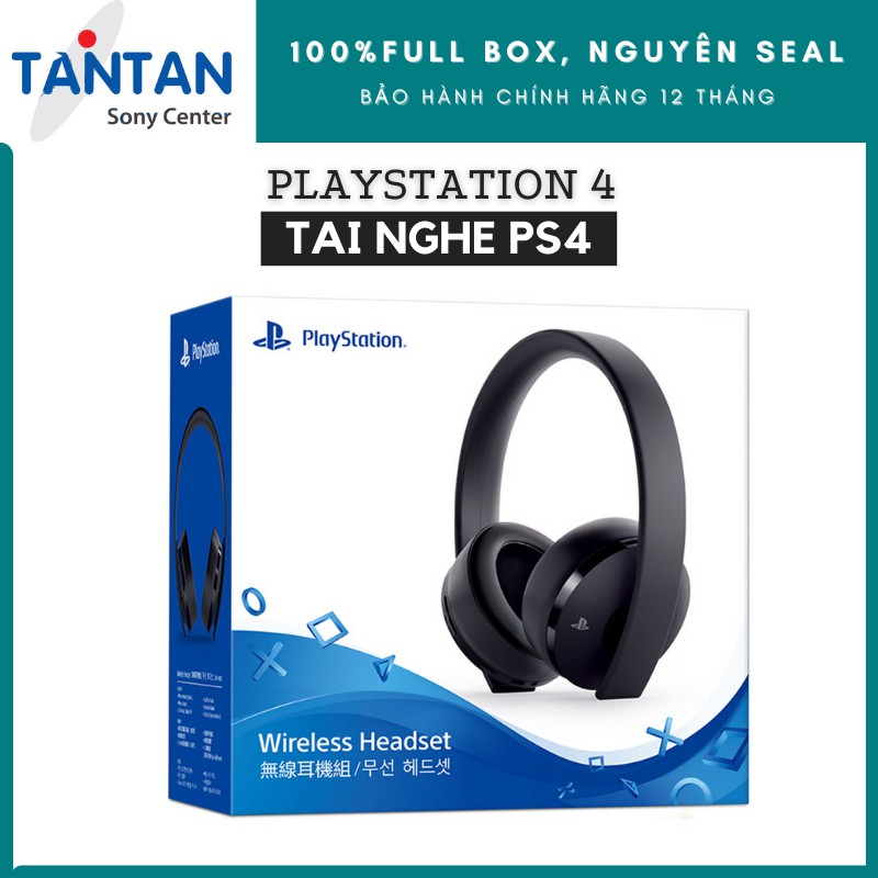 Tai Nghe Ps4 Sony BLUETOOTH HEADSET CUH-YA0080 | PlayStation 4, PC và Mac - Giả lập 7.1