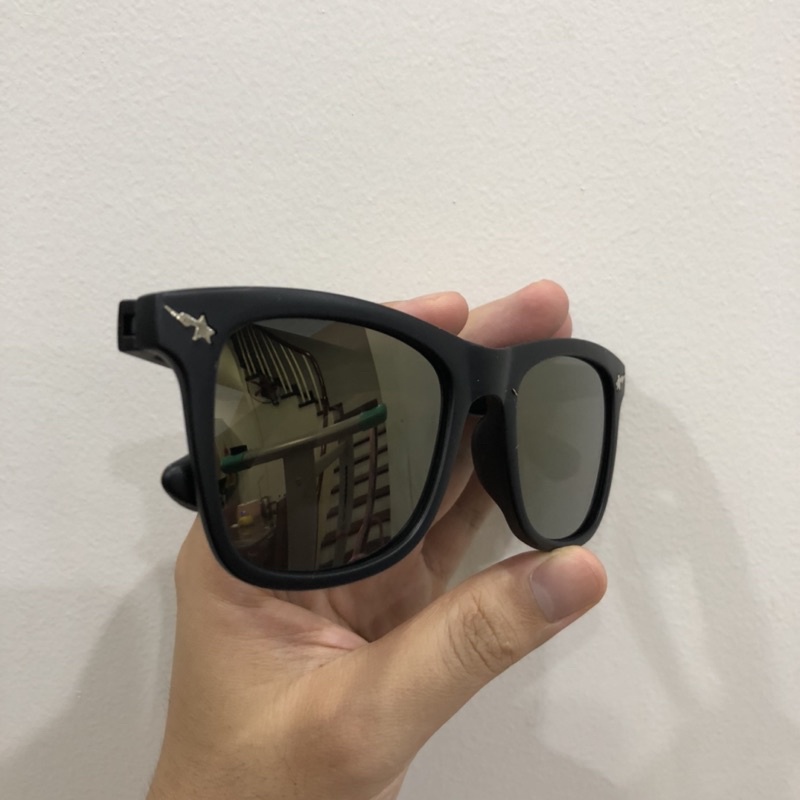 Kính Bape Shark, mắt kính đen, gọng họa tiết Camo BapeVN