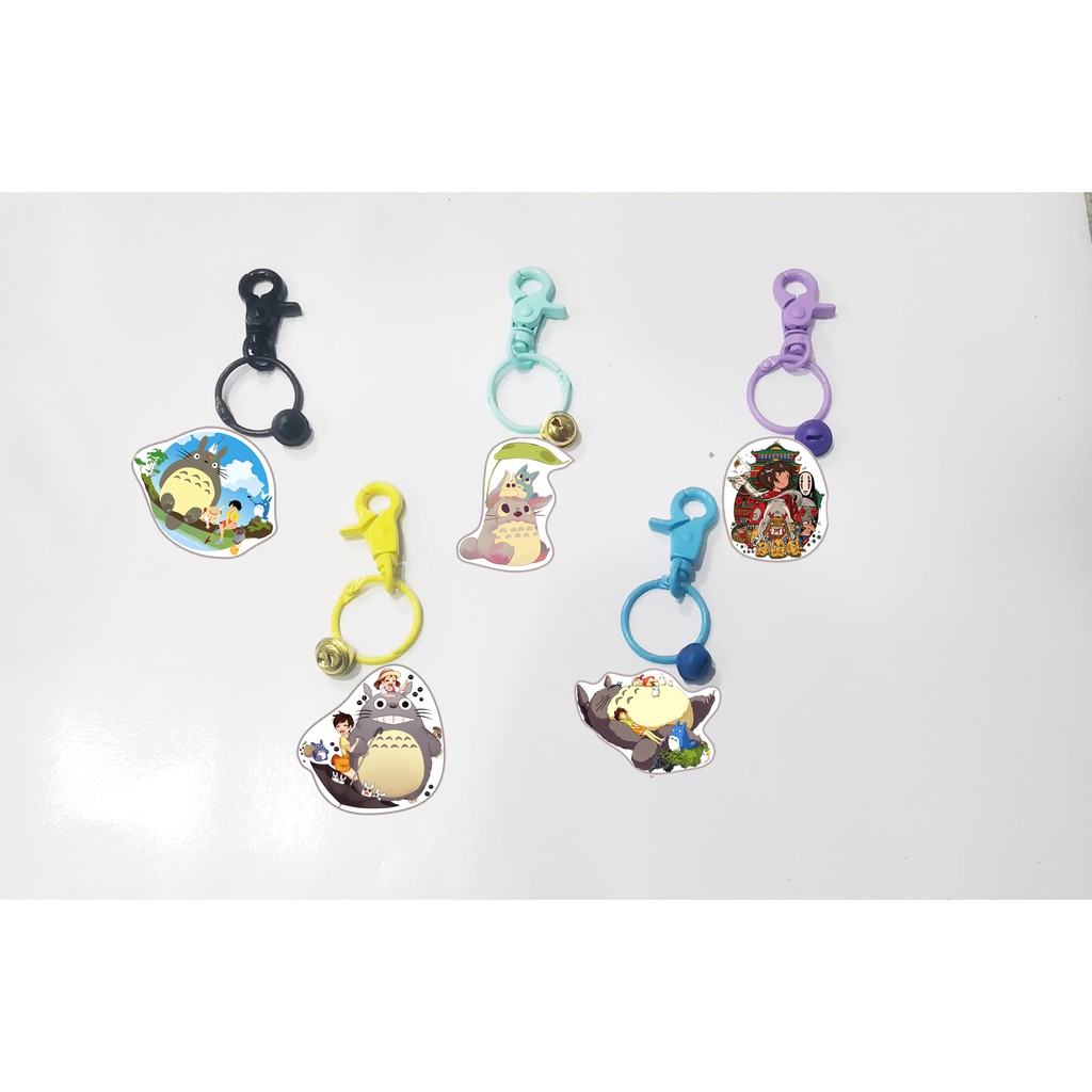 Móc khoá totoro dẹt vòng MKI10 móc khoá cute móc khoá dễ thương