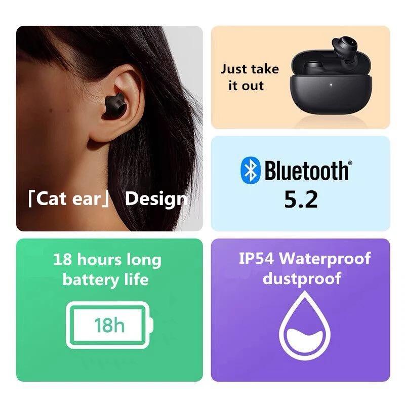 Tai Nghe Không Dây Bluetooth 5.2 TWS Xiaomi Redmi Buds 3 Lite Giảm Tiếng Ồn