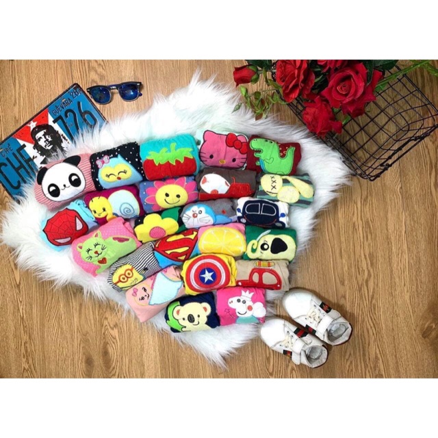 Quần dài mông thú cotton cho bé trai / bé gái