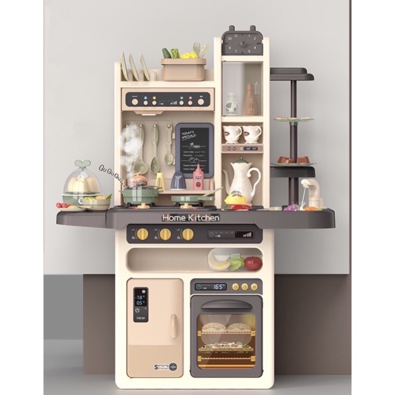 ĐỒ CHƠI NHÀ BẾP 65 MÓN CỠ LỚN CAO 94CM, NHIỀU CHỨC NĂNG, MẪU MỚI 2021