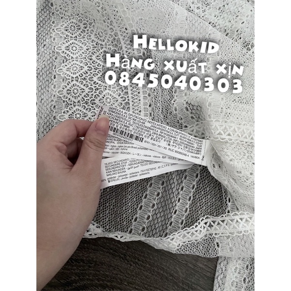 Áo sơ mi ren cắt lace nữ