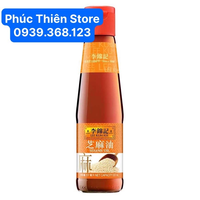 Dầu mè Lee Kum Kee 207ml/ Sesame oil lee kum kee 207ml