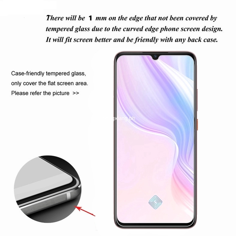 Kính cường lực 3 trong 1 cao cấp cho Vivo V19 V15 Pro Y20 Y20I Y20S Y19 Y91 Y95 Y97 9h Y50 Y30 Y17 Y15 Y12 Y11 2019