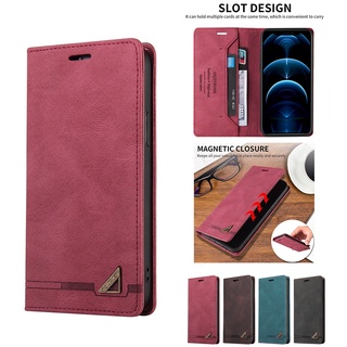 Bao Da Điện Thoại Nắp Gập Từ Tính Cho Samsung Note 20 Ultra Note10 / Note 9 / Note 8 Pro A10 A30S A20S A10S A02S Sự Bảo Vệ