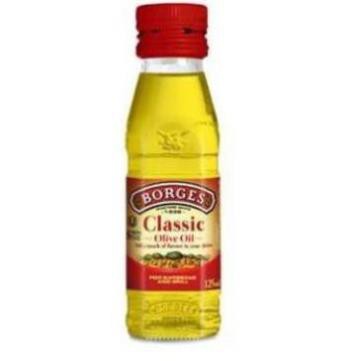 DẦU ÔLIU NGUYÊN CHẤT  OLIVE OIL - HIỆU BORGES 125 ml - mã:0927