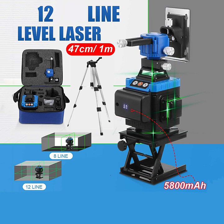 Máy bắn cốt, máy cân bằng laser, máy cân mực laze 12 tia xanh. Nhật bản