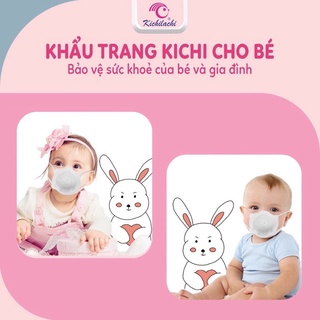 ( sẵn hàng )Khẩu trang Gấu KICHI cho bé set 3 chiếc