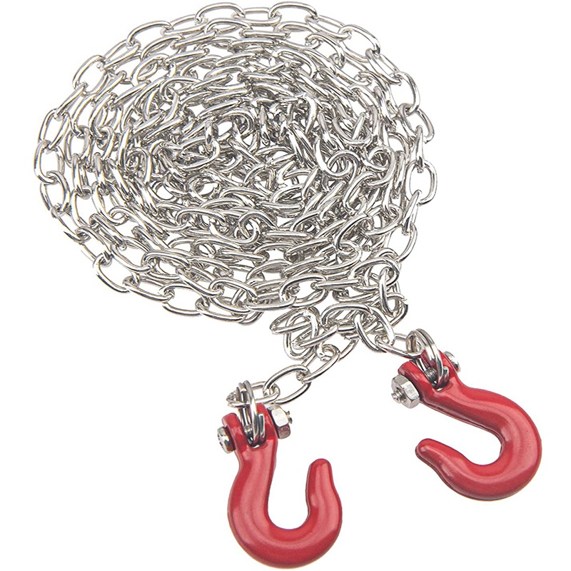 Dây Xích Kim Loại Trang Trí Xe Hơi Điều Khiển Từ Xa 1: 10 Rock Crawler Trx-4 Axial Scx10 90046 Wraith D90 Tf2 Tamiya Cc01