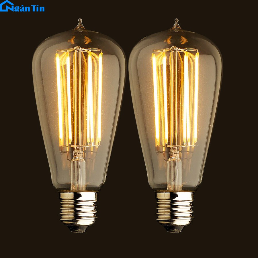 Bộ bóng đèn Led trang trí nhà quán cà phê  LED Edison 4W 220V E27 B250 Ngân Tin