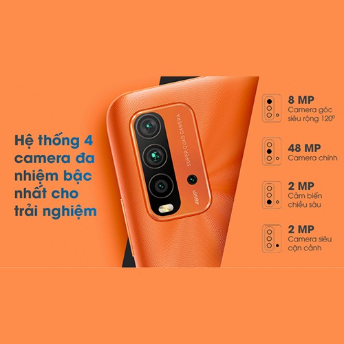 Điện Thoại Xiaomi Redmi 9T - 4GB/64GB - Pin khủng 6000 mAh - Camera 48MP - Chip Snapdragon 662 - BH 18 Tháng | BigBuy360 - bigbuy360.vn