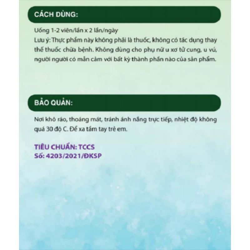 Viên uống Collagen Sâm tố nữ cần tây