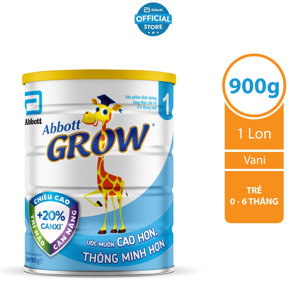 Sữa bột Abbott Grow 1 900g