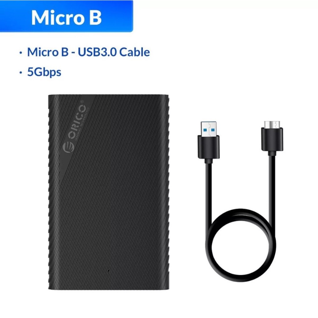 Box Ổ Cứng 2.5&quot; Orico SATA 3.0- Dùng cho HDD, SSD- Sp chính hãng - Bảo hành 12 tháng