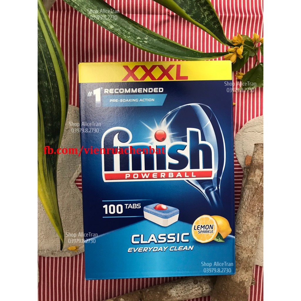 Viên rửa chén bát Finish Classic