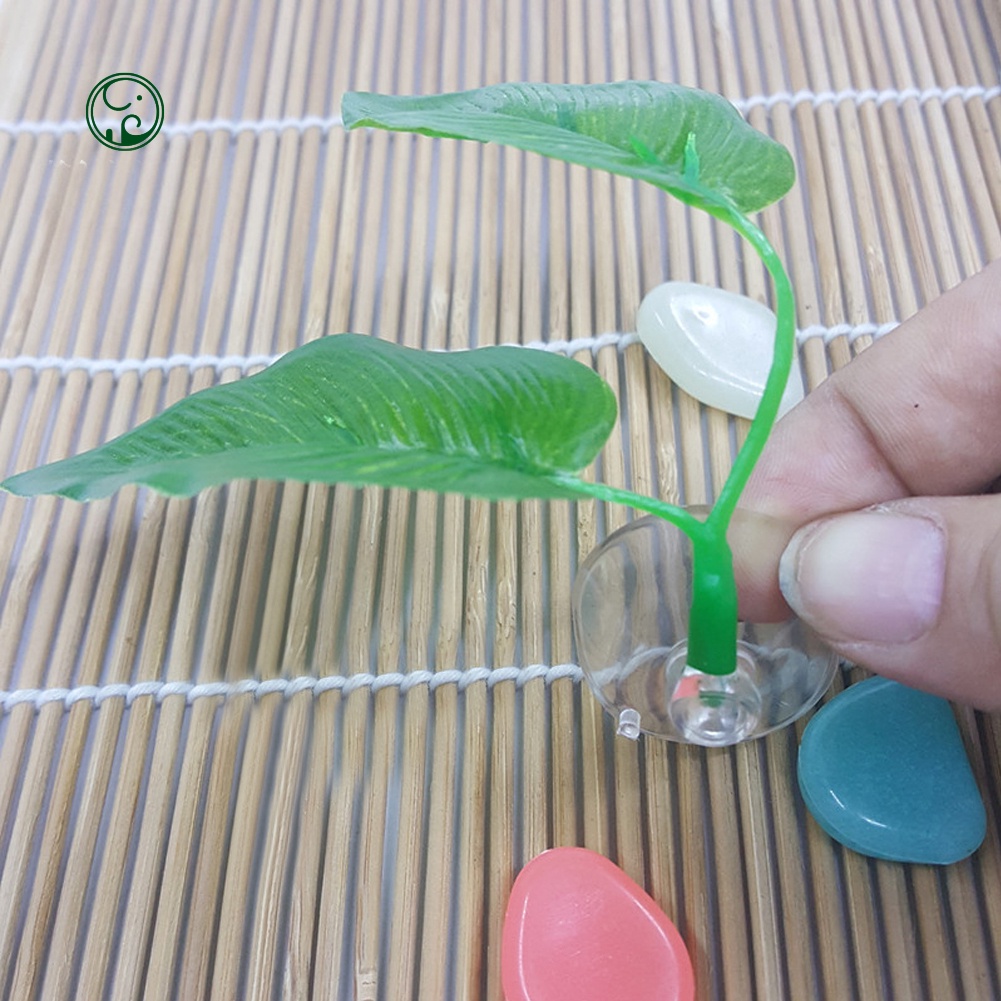 Bán Chạy| Cây Lá Nhân Tạo Trang Trí Bể Cá
