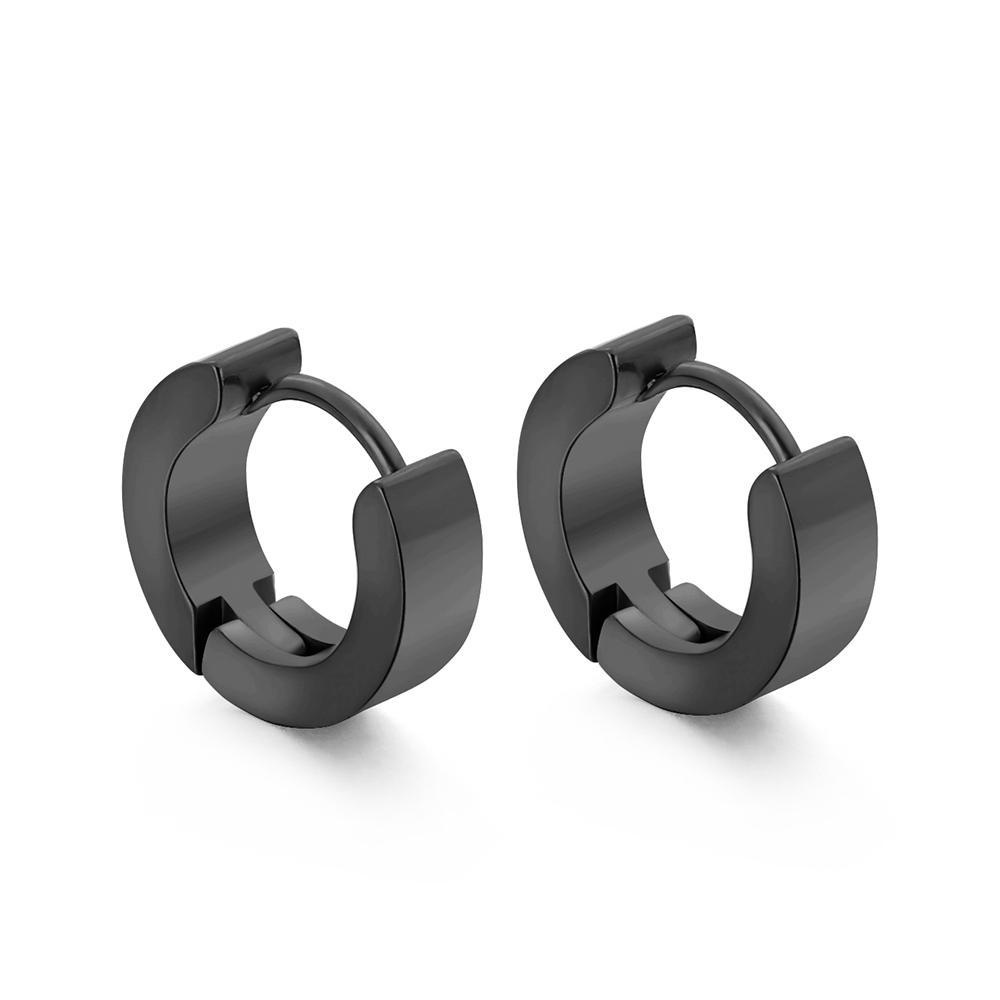 Set 2 Khuyên Tai Thép Không Gỉ Cá Tính Cho Nam Nữ