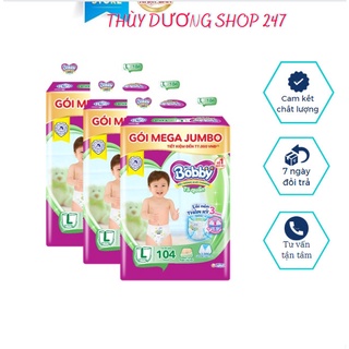 Tã quần Bobby mới Mega Jumbo L104