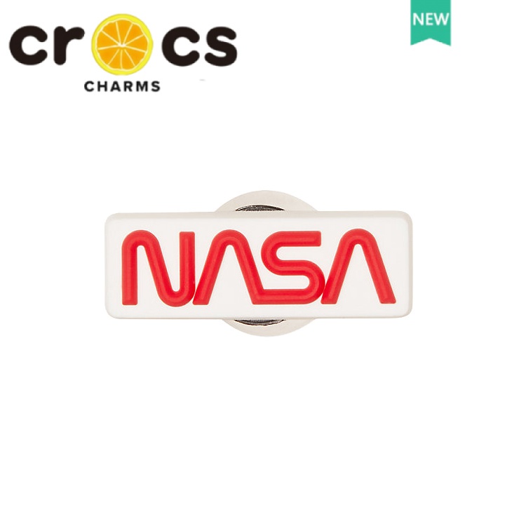 NASA Phụ Kiện Trang Trí Giày crocs Họa Tiết Hoa Thời Trang Sành Điệu