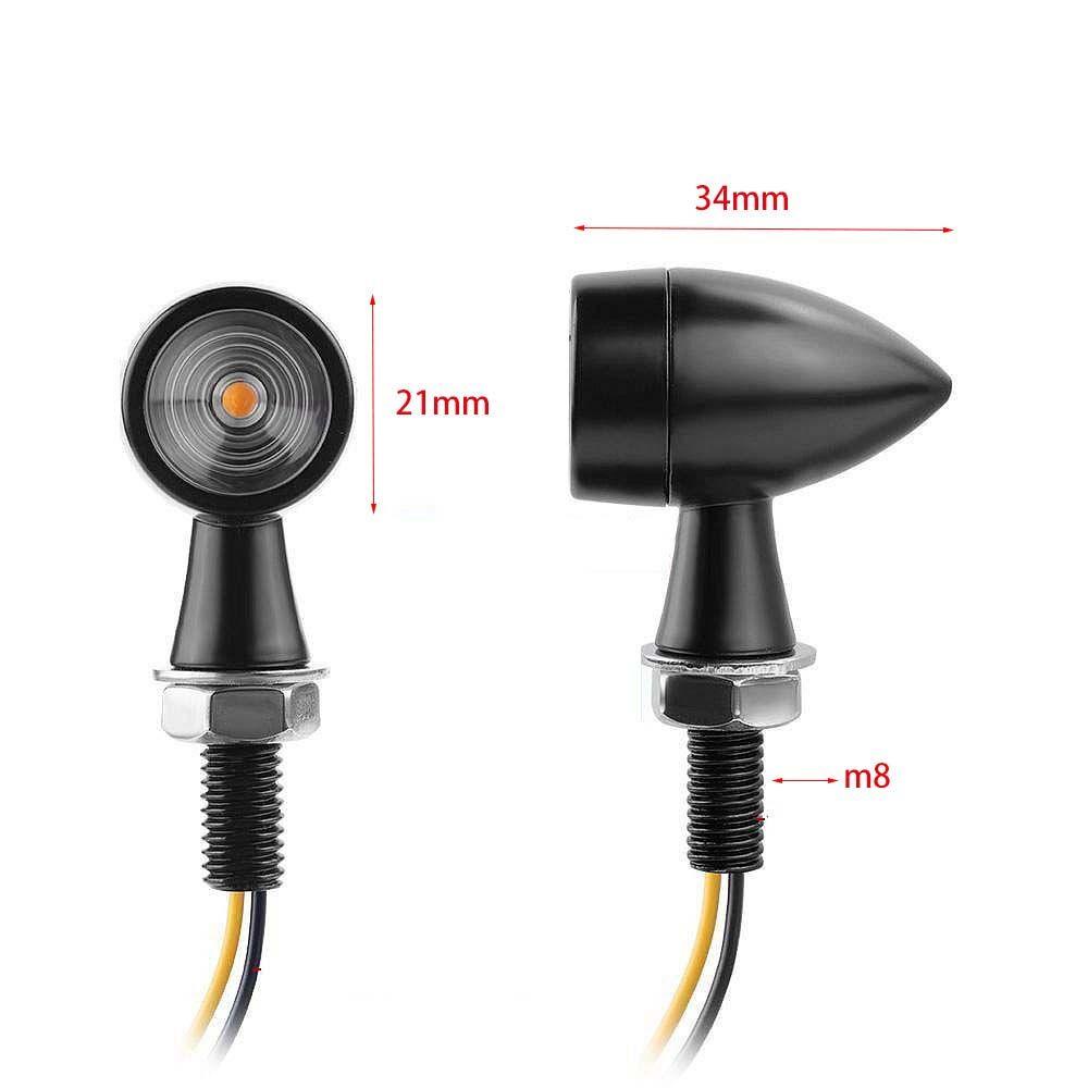 Đèn LED Xi Nhan Mini Bằng Nhôm Thông Dụng Cho Xe Máy