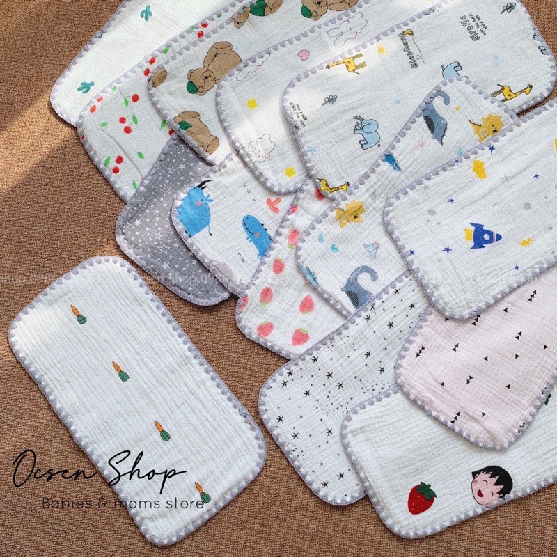 Gối xô 10 lớp mỏng dành cho bé sơ sinh