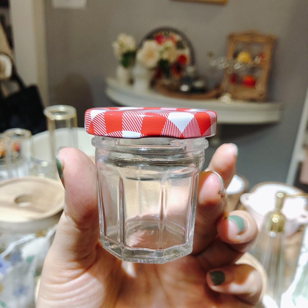 Hũ thủy tinh nắp nhôm hũ đựng sữa chua hũ thủy tinh làm mứt OIBECUNG PK.07 | BigBuy360 - bigbuy360.vn