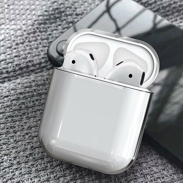 Vỏ bảo vệ hộp sạc tai nghe Airpods 12 bằng nhựa cứng