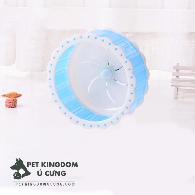 wheel hamster gắn lồng size to 16cm