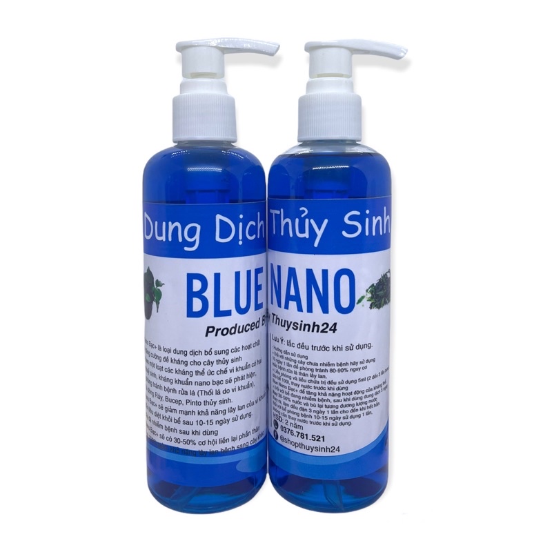 Dung dịch thuỷ sinh BLUE NANO phòng trị rữa thân ở ráy, bucep tương tự T Doctor
