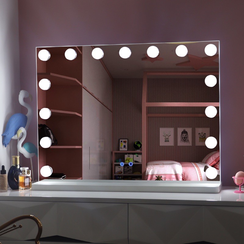 Đèn LED dán gương trang điểm - Led livetram, trang trí cửa hàng, Hiệu cắt tóc, Chụp ảnh sản phẩm -Bộ 10 bóng 5 chế độ