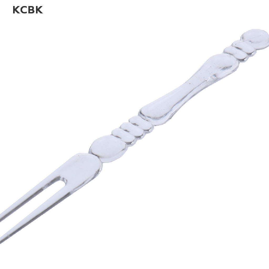 Set 80 Nĩa Ăn Trái Cây Bằng Nhựa Trong Suốt Dùng Một Lần