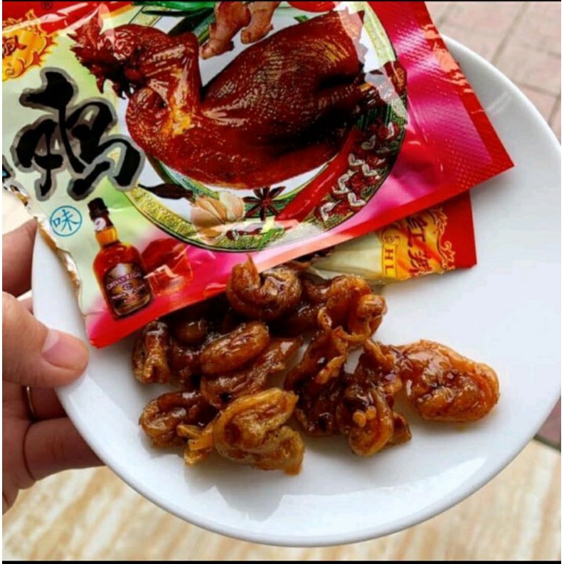1 bịch gà cay tứ xuyên 60 gói_ăn vặt tuổi thơ