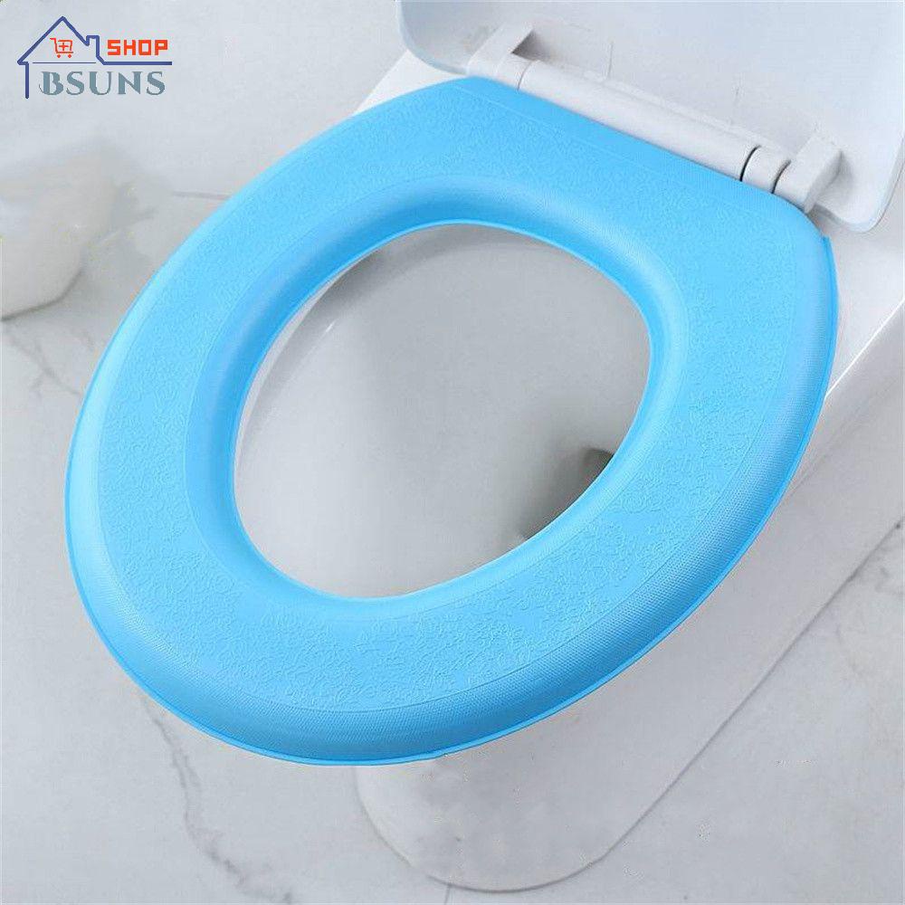 Vỏ bọc lót bệ ngồi bồn cầu bằng EVA hình chữ O màu trơn giữ ấm mùa đông hợp vệ sinh nhiều màu sắc tùy chọn
