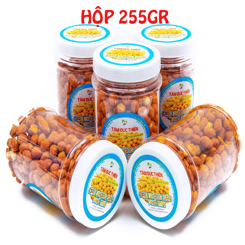 Combo 4 Hộp: Điều Rang Tỏi Ớt[Nguyên Liệu Sạch]/Đậu Phộng Rang Tỏi Hay Mè Cay/Hà Lan Sấy Phô Mai/Thập Cẩm Tâm Đức Thiện | BigBuy360 - bigbuy360.vn